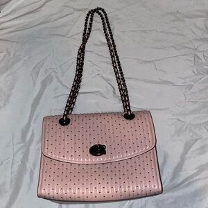 Coach Parker With Quilting And Rivets Woman Purse